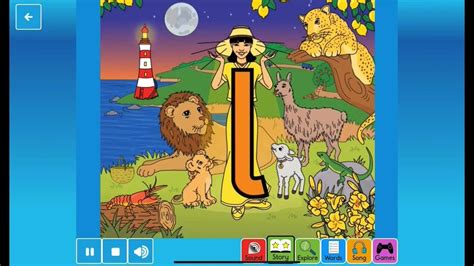 Letterland Alphabet Phonics, Sounds, Songs, Shapes and Writing | Letter L | Lucy Lamp Light ...