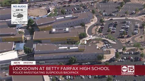 Lockdown at Betty Fairfax High School in Laveen