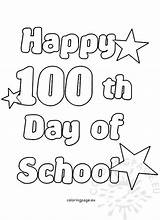 Collection Of 100th Day School Coloring Pages  Free Printable sketch template