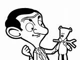 Mr Bean Coloring Pages At GetDrawings  Free Download sketch template