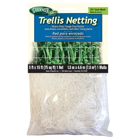 Trellis Netting 5'x15' - 7" Reach Thru Mesh - Hydrofarm Canada