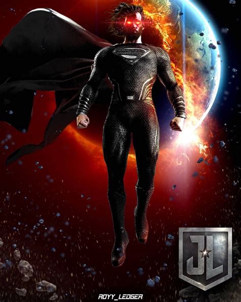 So amazing! Superman's Black Suit - art by Royy Ledger Marvel Superhero ...