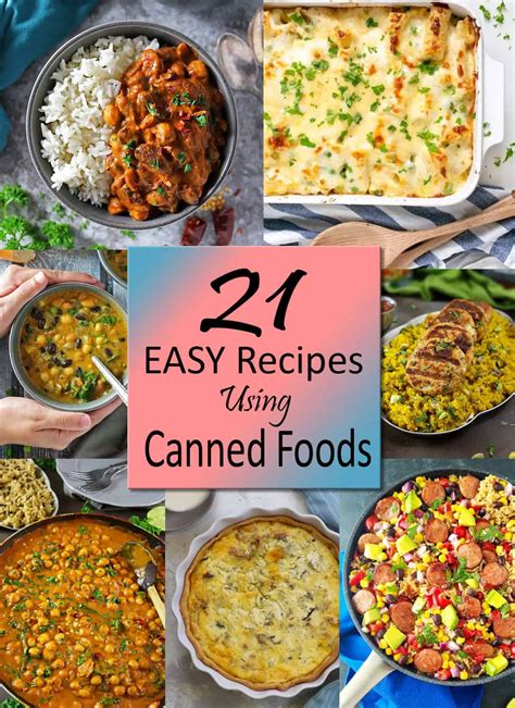 21 Easy Recipes Using Canned Foods - Savory Spin