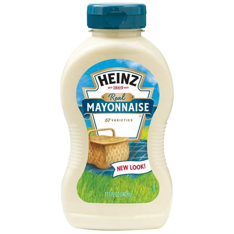 Heinz Real Mayonnaise 11.5 fl. oz. Bottle - Walmart.com - Walmart.com