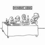 Shabbat Coloring Pages sketch template