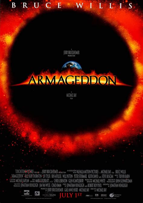 Armageddon Movie Poster - Classic 90's Vintage Poster - prints4u