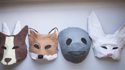 I have a really easy Halloween mask DIY for you, paper mache animal masks! It doesn't get much ...