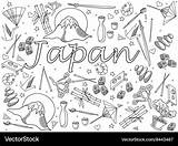 Japanese Coloring Pages sketch template