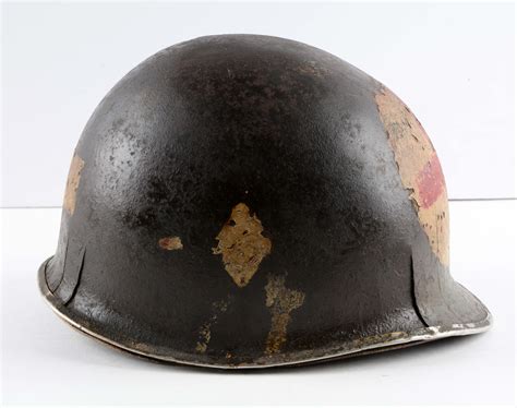 Lot Detail - U.S. WORLD WAR II 101ST AIRBORNE MEDIC’S HELMET.