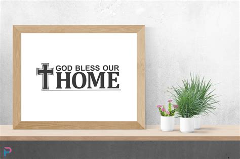 god bless our home svg, god svg, jesus svg, christian svg, svg, dxf By Pinoyart | TheHungryJPEG