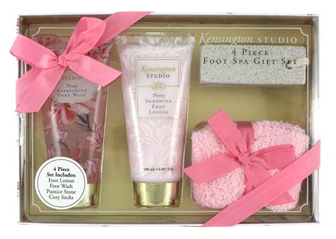 Kensington Studio Foot Spa 4-Piece Gift Set, Peony - Walmart.com