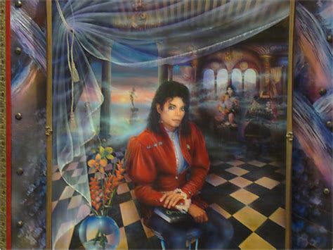 In Michael Jackson Painting, He Wore Red Velvet - The New York Times