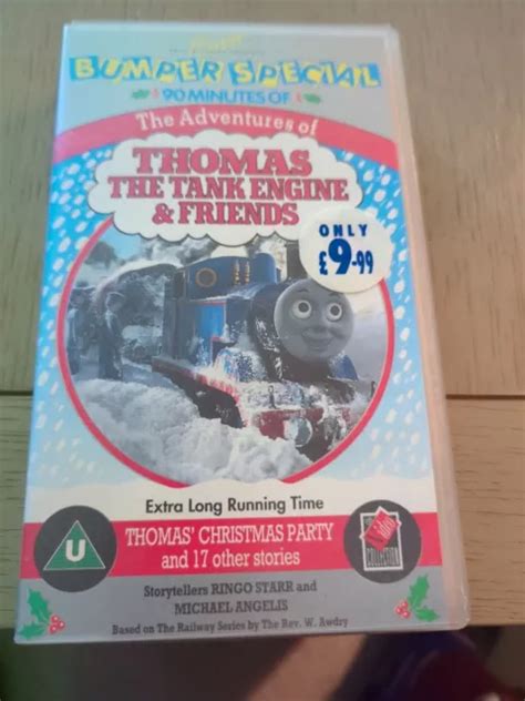 THOMAS THE TANK Engine & Friends - Thomas' Christmas Party (VHS, 1993) £13.00 - PicClick UK