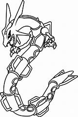Rayquaza Pokemon Battle coloring Page  Download Print Or Color Online sketch template
