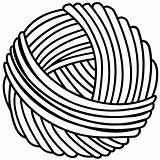 Ball Of Yarn coloring page  ColouringPages sketch template