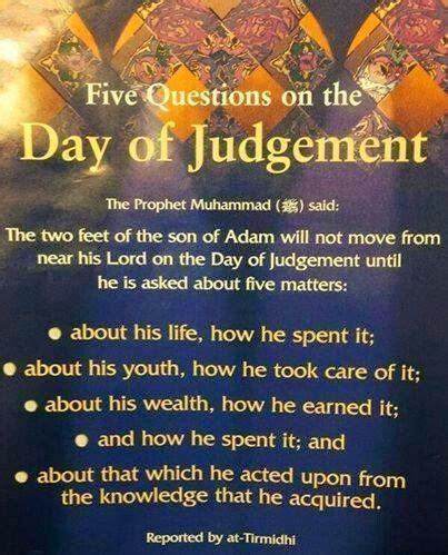 5 Questions on the Day of Judgement | Muslimah(Life)Style