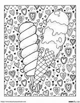 Ice Cream Coloring Pages Summer At Roberta York Blog sketch template