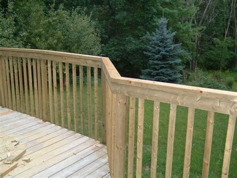 Installing a new deck railing - Thumb and Hammer