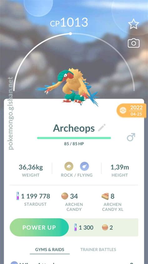 Archeops - Pokemon Go