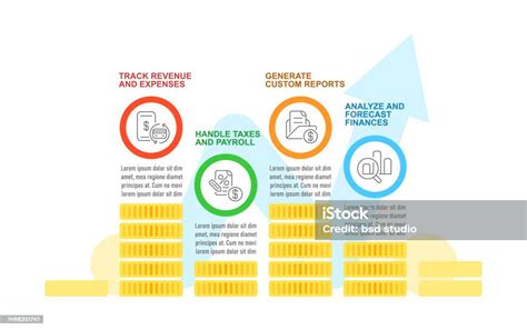 Accounting Infographic Chart Design Template Stock Illustration - Download Image Now ...