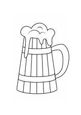 Ausmalbild Bierkrug  Ausmalbilder Kostenlos Zum Ausdrucken sketch template
