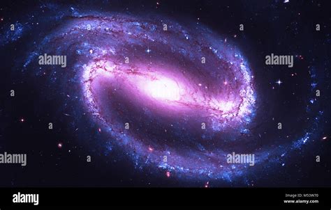 Barred spiral galaxy in the constellation Eridanus. NGC 1300. Elements ...