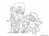 Steven Universe Characters Coloring Page Printable sketch template