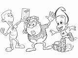Jimmy Neutron coloring Pages To Download And Print For Free sketch template