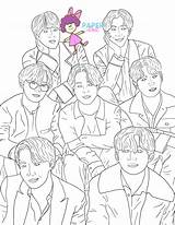 Bts Coloring Pages Printable sketch template