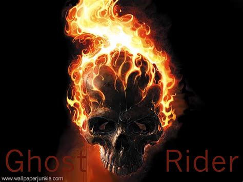 HD wallpaper: Ghost Rider Skull in Flames Ghost Rider Entertainment Movies HD Art | Wallpaper Flare