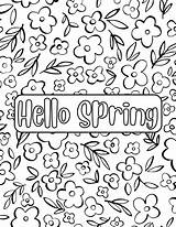 20 Free Spring Coloring Pages For Kids And Adults  Prudent Penny Pincher sketch template