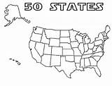 US Map Coloring Pages  Best For Kids sketch template