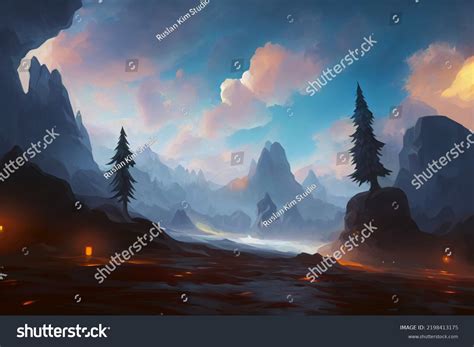 2,591 Animated Landscape Background Images, Stock Photos & Vectors ...