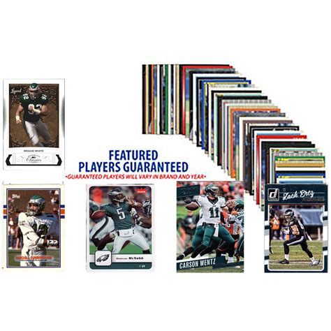 Philadelphia Eagles 50-Pack Team Trading Cards