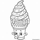 Sweet Ice Cream Dream Shopkins Season 2 Coloring Page Printable sketch template