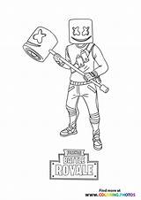 Fortnite Ice King  Coloring Pages For Kids sketch template