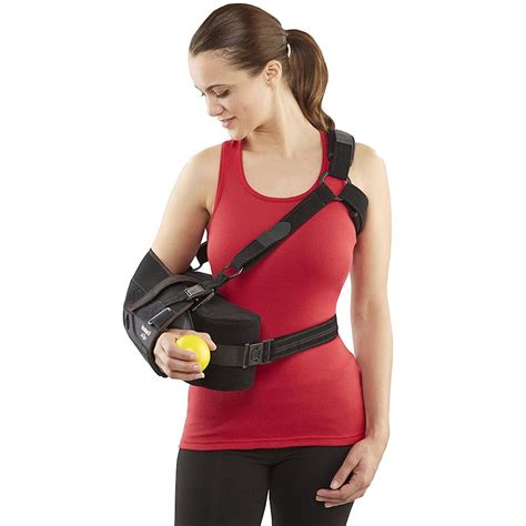 Shoulder Surgery Brace Avoids Neck Pain & Strain