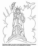Statue Of Liberty Coloring Pages sketch template