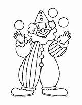 Circus Clown Coloring Pages Free Printable PDF sketch template