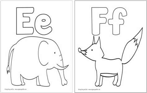 Printable Alphabet Coloring Pages