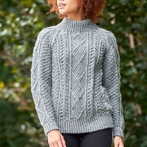 Knitting Patterns Galore - Boyfriend's Cable Pullover