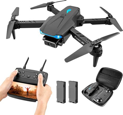 Drone with 4K Camera for Adults, VAIPI S89 Foldable Drone with Gravity Sensor, Gesture Control ...