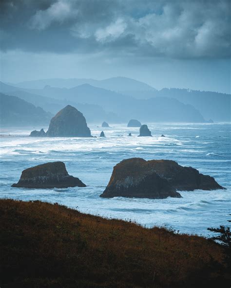 Ecola State Park Ecola Point view of Bird Rocks & Haystack Rock | Explorest