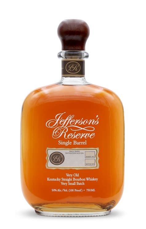 Jefferson’s Reserve Single Barrel Bourbon Whiskey at 100 Proof ...