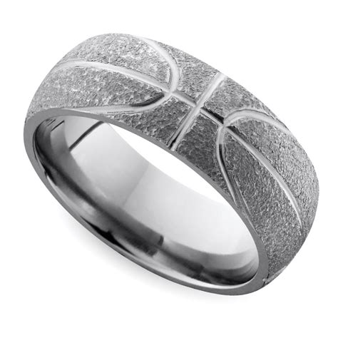 Cool Men's Wedding Rings for Sports Fanatics