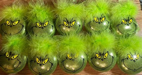 Grinch Christmas Decorations, Grinch Ornaments, Christmas Ornament ...