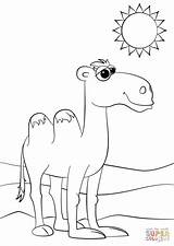 Cute Cartoon Camel coloring page  Free Printable Coloring Pages sketch template