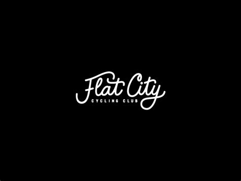 Flat City Cycling Club (gif) by Justin McKinley on Dribbble