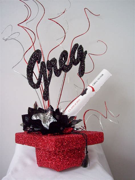 Custom I love it ! | Graduation party centerpieces, Graduation center pieces, Graduation party