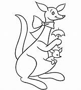 Top 10 Free Printable Kangaroo Coloring Pages Online sketch template